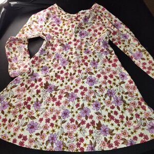 PRE-OWNED Floral GAP Toddler Color and playful long sleeve dress!! Size 4T